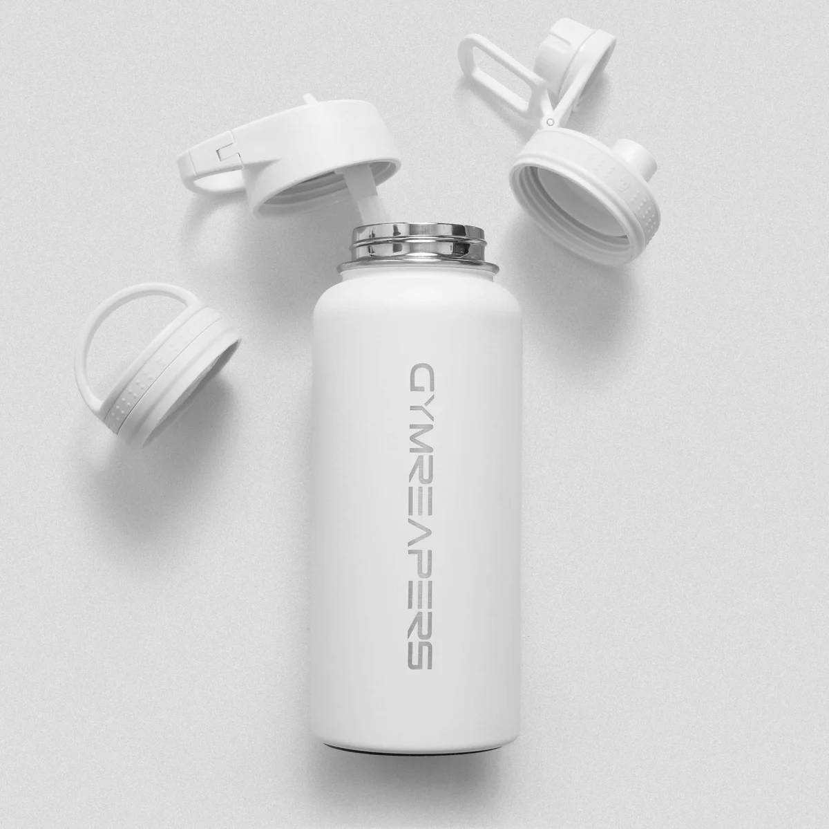 Steel Water Bottle · White